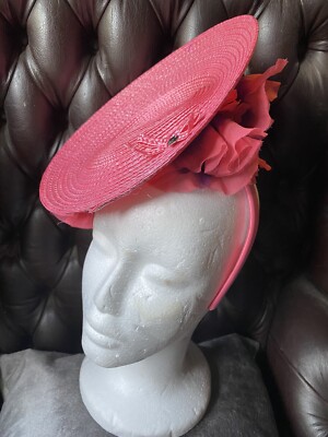 Fascinator By Top Hat BNWT Races Wedding Dark Peach