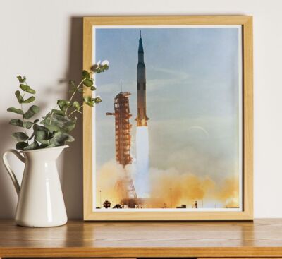 Apollo 8 Raketenstart: professionelles Foto 10''x8''