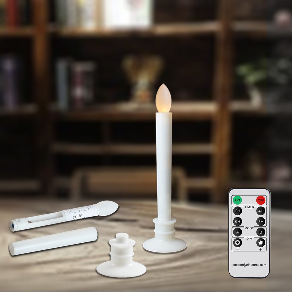 Flameless Candles SEHNSY Real Wax Flameless Taper Candles With Remote Timer,Batt Flameless Candles SEHNSY Real Wax Flameless Taper Candles With Remote Timer,Batt