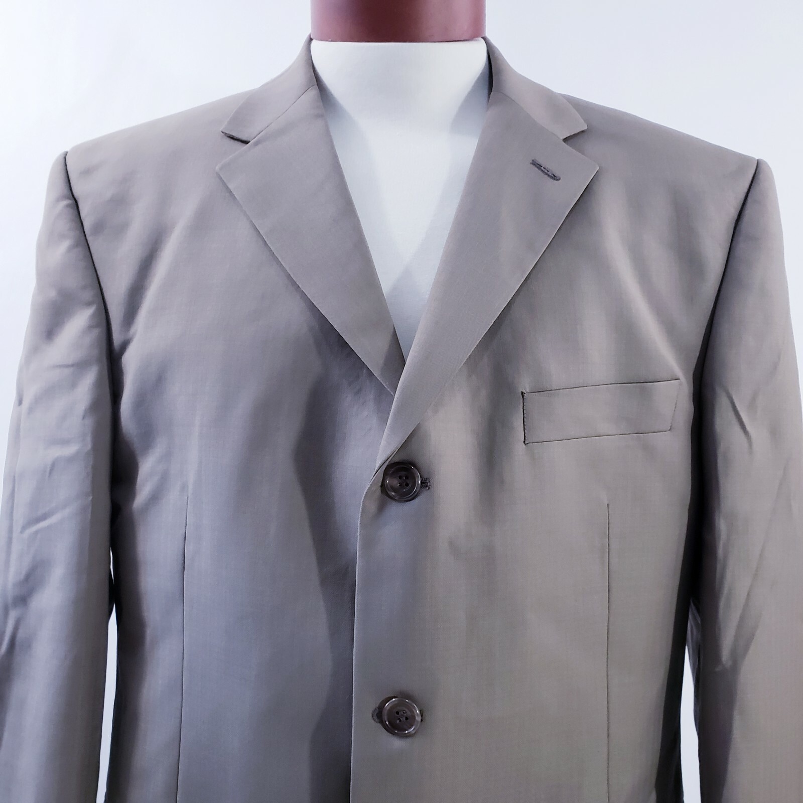 Giacca tuta blazer uomo Alexandre London 40S marrone singola ventilazione Savile fila lana