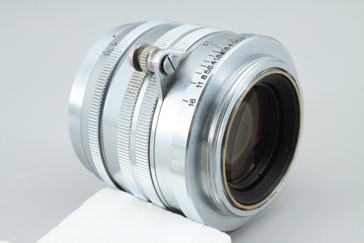 Excellent* Canon 50mm f/1.8 Silver L39 Screw Mount Lens from
