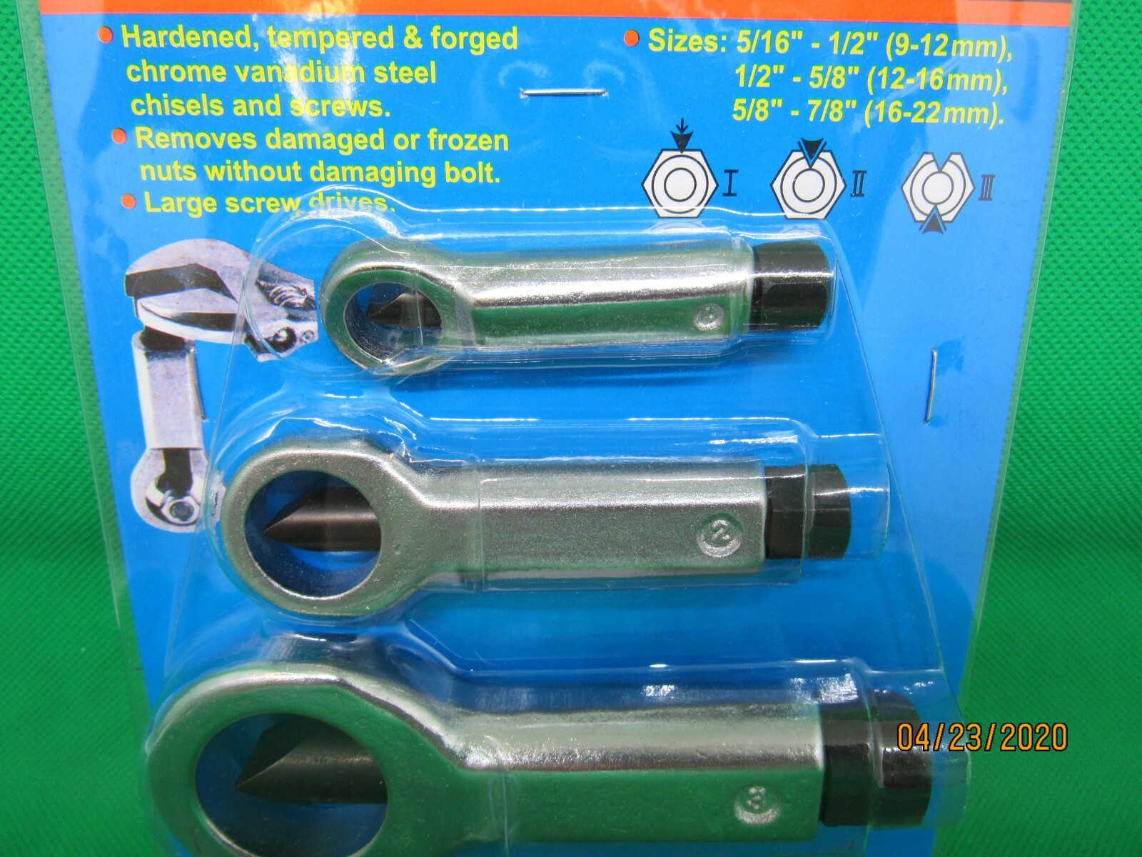 Купить 3PC NUT SPLITTER SET CALHAWK AZNS3P на Аукцион из Америки с
