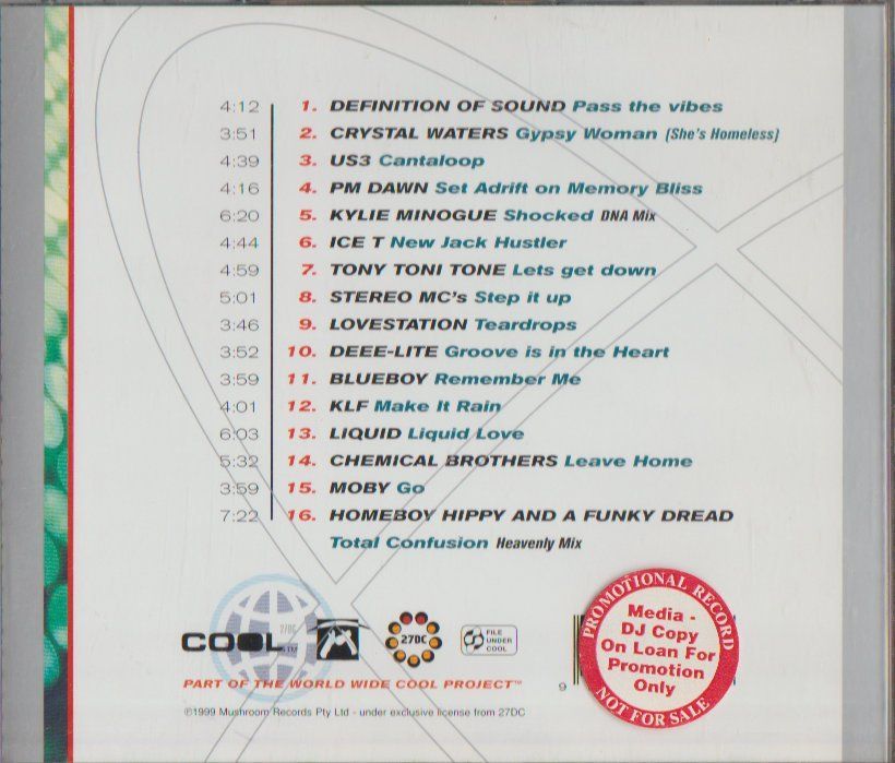 C.D.MUSIC E927   COOL  90's   CD