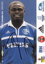 Autogramm - Gerald Asamoah  (FC Schalke 04) - 2000/2001