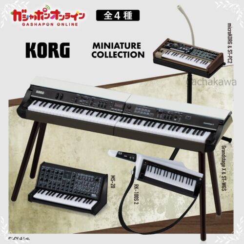 PSL KORG Miniature Collection All 4 types Capsule Toy Bandai - Picture 10 of 11