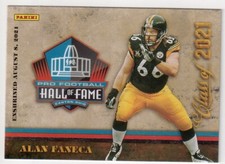 Panini Class of 2021 Alan Faneca Hall of Fame Football Card