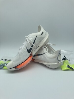 Mens 5.5 Nike Air Zoom Victory 2 Proto White Orange Black Track Spike HF7642-100