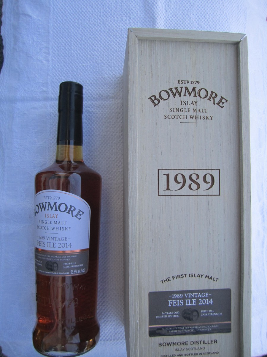 Bowmore 1989 VINTAGE FEIS ILE 2014 空箱・空瓶 【公式通販】