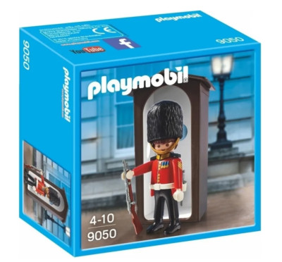 [NEU] Versiegelte Playmobil-Figur 9050 britische königliche Garde mit Wachbox
