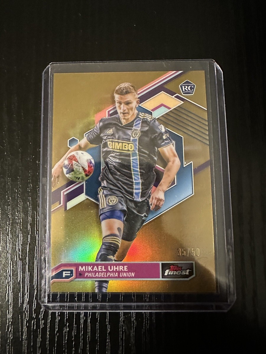 Mikael Uhre 2023 Topps Finest MLS Soccer GOLD /50 Refractor #90 RC