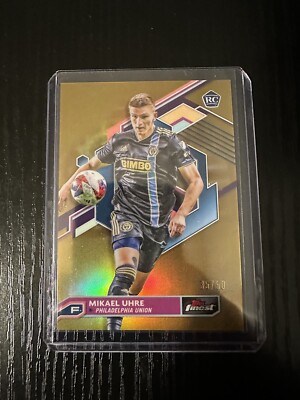 Mikael Uhre 2023 Topps Finest MLS Soccer GOLD /50 Refractor