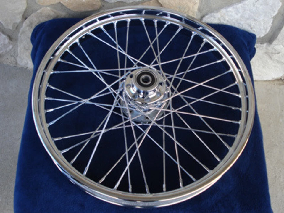 BIKE BUILDERS CALIDAD 21X2.15" 40 RADIOS DELANTERO PARA HARLEY SOFTAIL DYNA WIDE GLIDE Foto 2 de 4