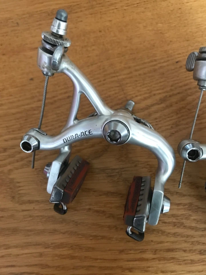 SHIMANO DURA ACE 1st GEN VINTAGE BRAKE CALIPERS IN DECENT CONDITION - image 2 of 4