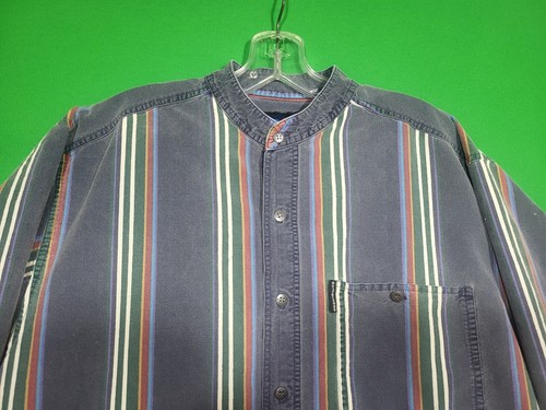 Vintage Nashorn Sportswear Hemd Herren M gestreift 90er Retro Button Down - Bild 7 von 18