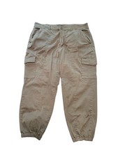 Women's Standard Surplus by Sanctuary Cargo Pants Green Olive Jogger SZ 18 Wide