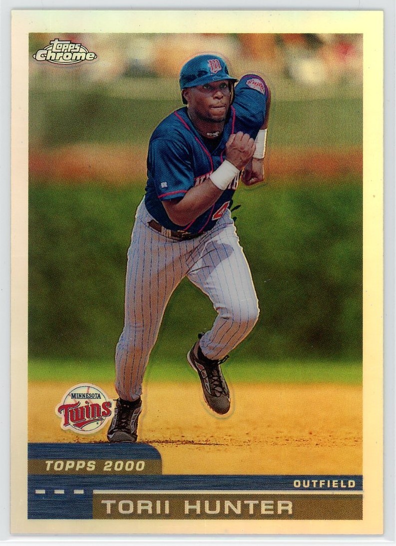 2000 Topps Chrome Torii Hunter Refractor #431 Minnesota Twins
