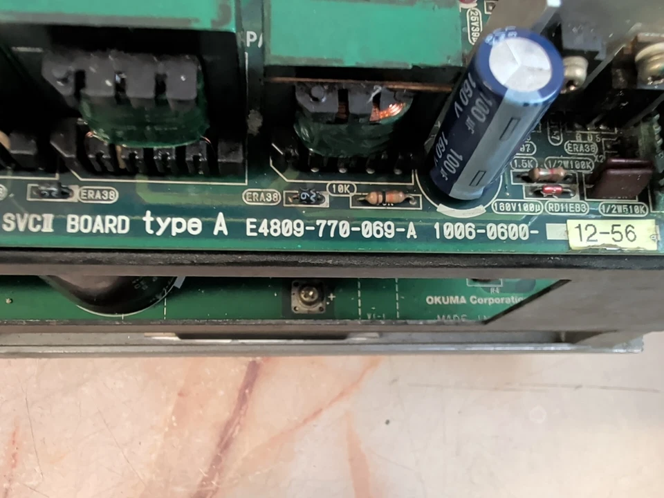 PLACA DE CIRCUITO OKUMA 1006 XXXX SERVO DRIVE E4809-770-069-A Foto 3 de 4