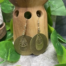 2.95 Gold-tone Bohemian Drop Dangle Earring Set New Free Ship C1962