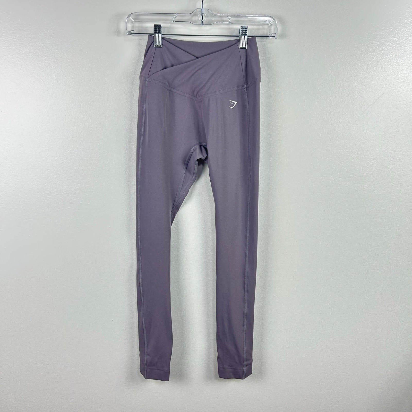 GymShark Crossover Athletic Leggings in Slate Lavender Purple Size Small