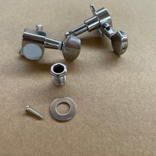 Single Chrome Guitar Tuning Peg Electric Acoustic Repair Free Shipping