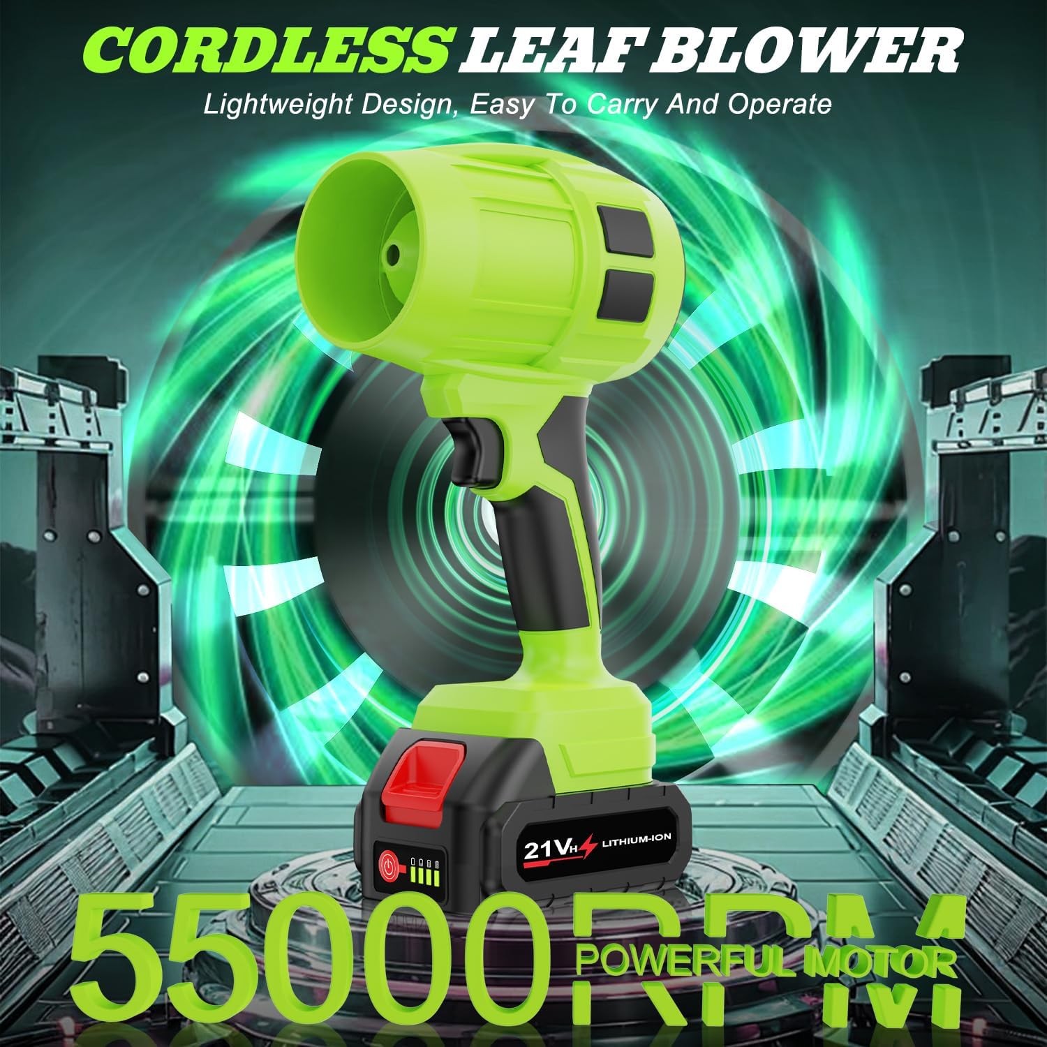 Cordless With 20v Battery Cb-20f Compact Electric Blower Kit