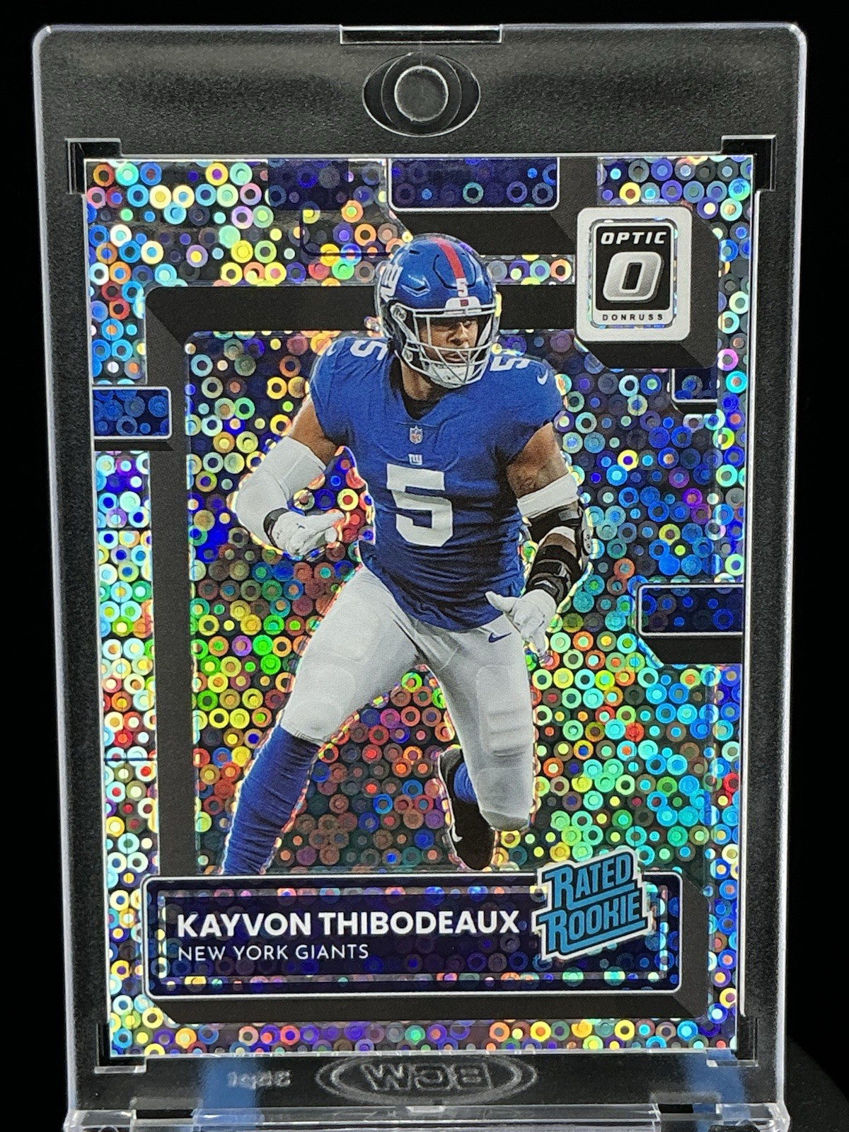 2022 Donruss Optic Kayvon Thibodeaux Silver Circles Prizm Rated Rookie /125 #245