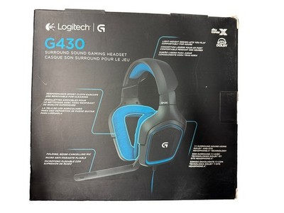 Logitech G430 Black/Blue Over the Ear Gaming Headset for sale