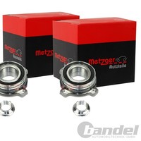 2X Metzger RADLAGER-SATZ Hinten Passend FÜR BMW 5 Links+Rechts | WM 1201