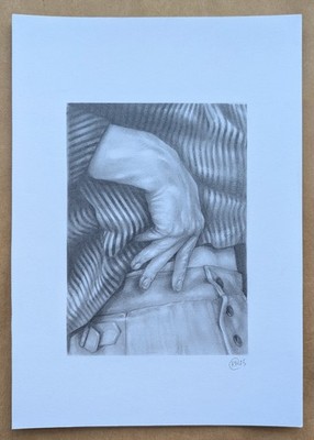 Kleine Handstudie #3 - A5 - Originalzeichnung auf 150 g/m² Papier (kein Druck)