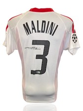 PAOLO MALDINI SIGNED AC MILAN 2002/03 AWAY SHIRT (ACG CERT AG17402)