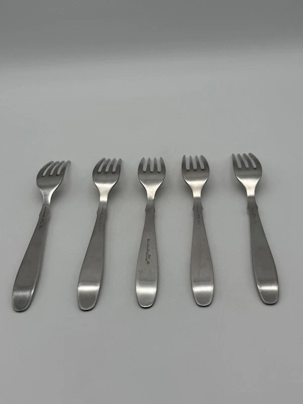 Juego de 5 tenedores de cena de acero inoxidable EKCO Lady Juliana 7" Foto 4 de 4