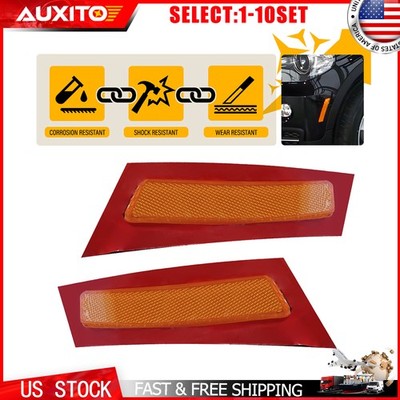 For BMW X5 E70 2007 2008 2009 2010 Amber Front Bumper  Marker Light Set 2-20X