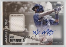 2019 Topps Major League Material Relics Series 2 44/50 Whit Merrifield Auto u0h