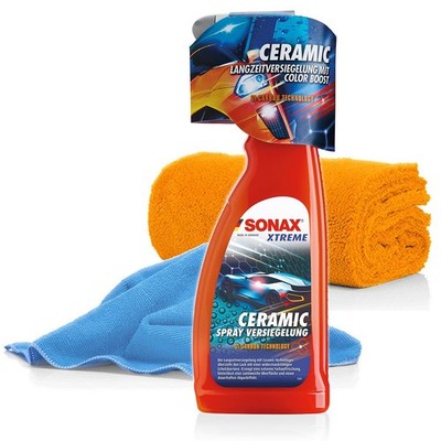 SONAX Ceramic Spray Versiegelung 750ml + 2x Microfasertuch