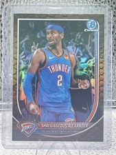 2025-26 Bowman Basketball Shai Gilgeous Alexander #BCV-106 Reptilian Refractor