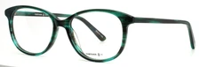 TORTOISE & BLONDE Dorset Emerald Womens Semi Cat Eye Eyeglasses 53-17-142 B:41