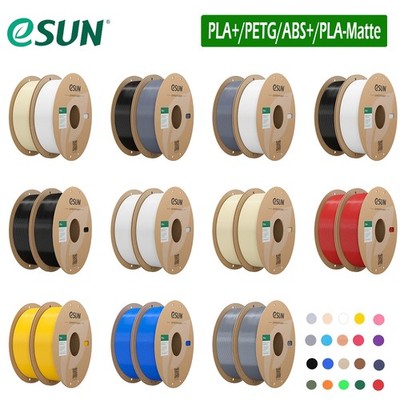[Kaufen 10 pay 6] eSUN 3D Drucker Filaments PLA+ Lite Matte PETG ABS+ 1.75mm 1KG