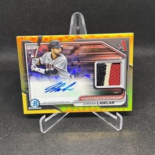 2024 Bowman Chrome Jordan Lawlar Patch Auto /50 Gold Rookie RC RPA Diamondbacks