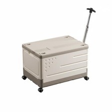 Foldable Storage Box with Wheels Large Capacity for Moving, Home, Office