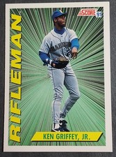 1991 Score - Rifleman Ken Griffey Jr #697