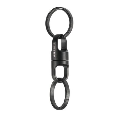 KEEPO LINK Titanium Keychain Swivel Connector, Non-Magnetic Key Ring Organize...