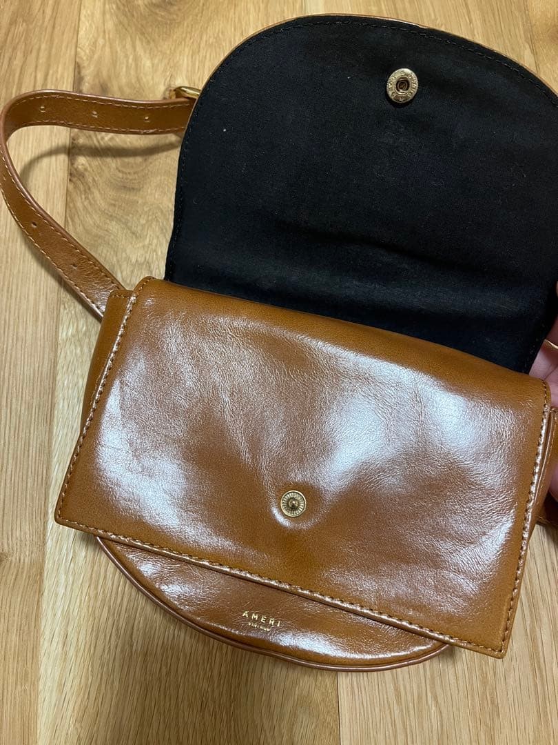 Ameri Vintage Brown Waist Pouch Retro - image 3