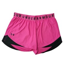 Under Armour Women's Moisture Wicking Play Up 3.0 Gym Shorts, 3" Inseam,