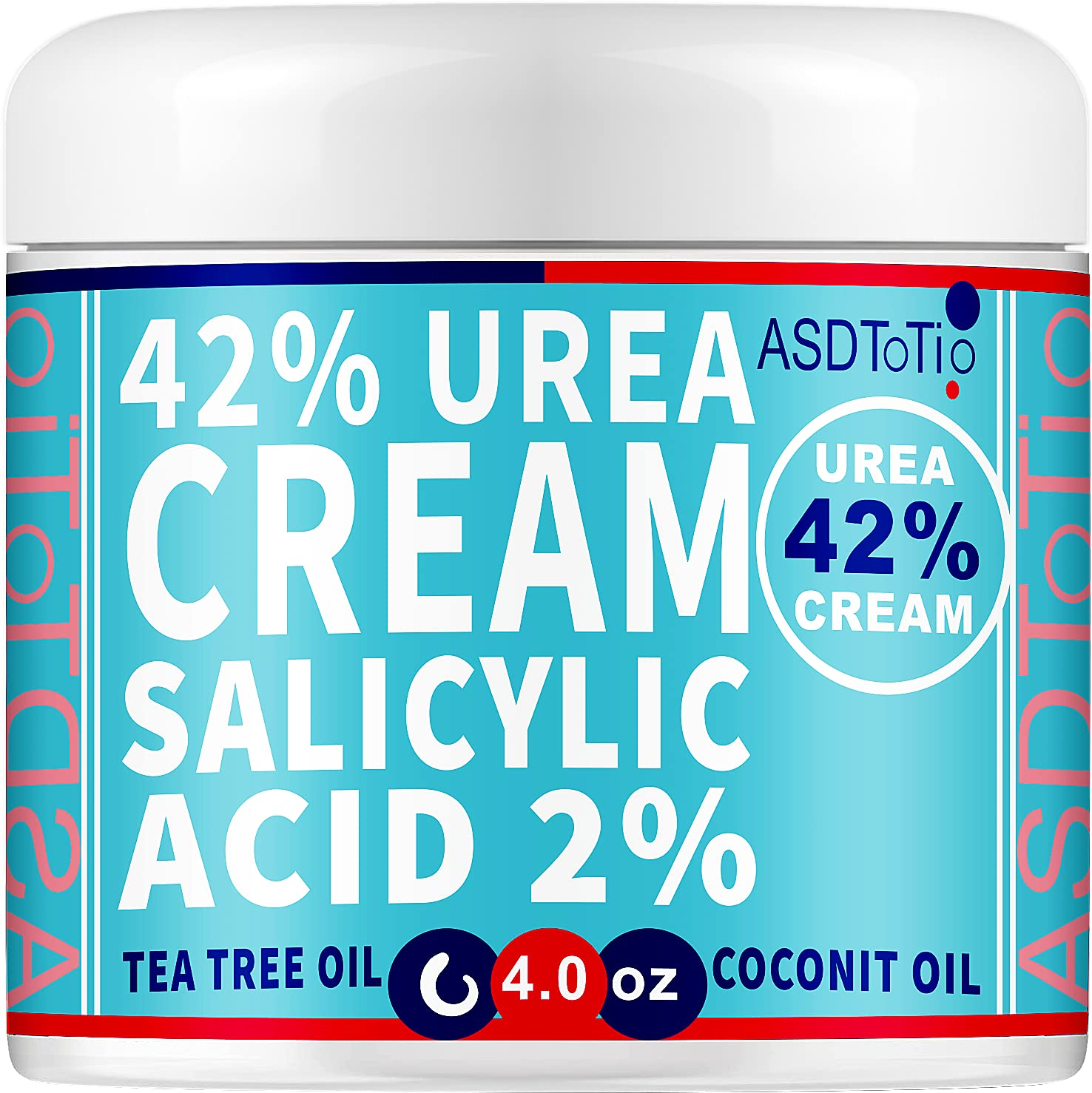 Urea Cream 42% - Premium Urea Foot Cream - With 2% Salicylic Acid, Tea Tree Oil,
