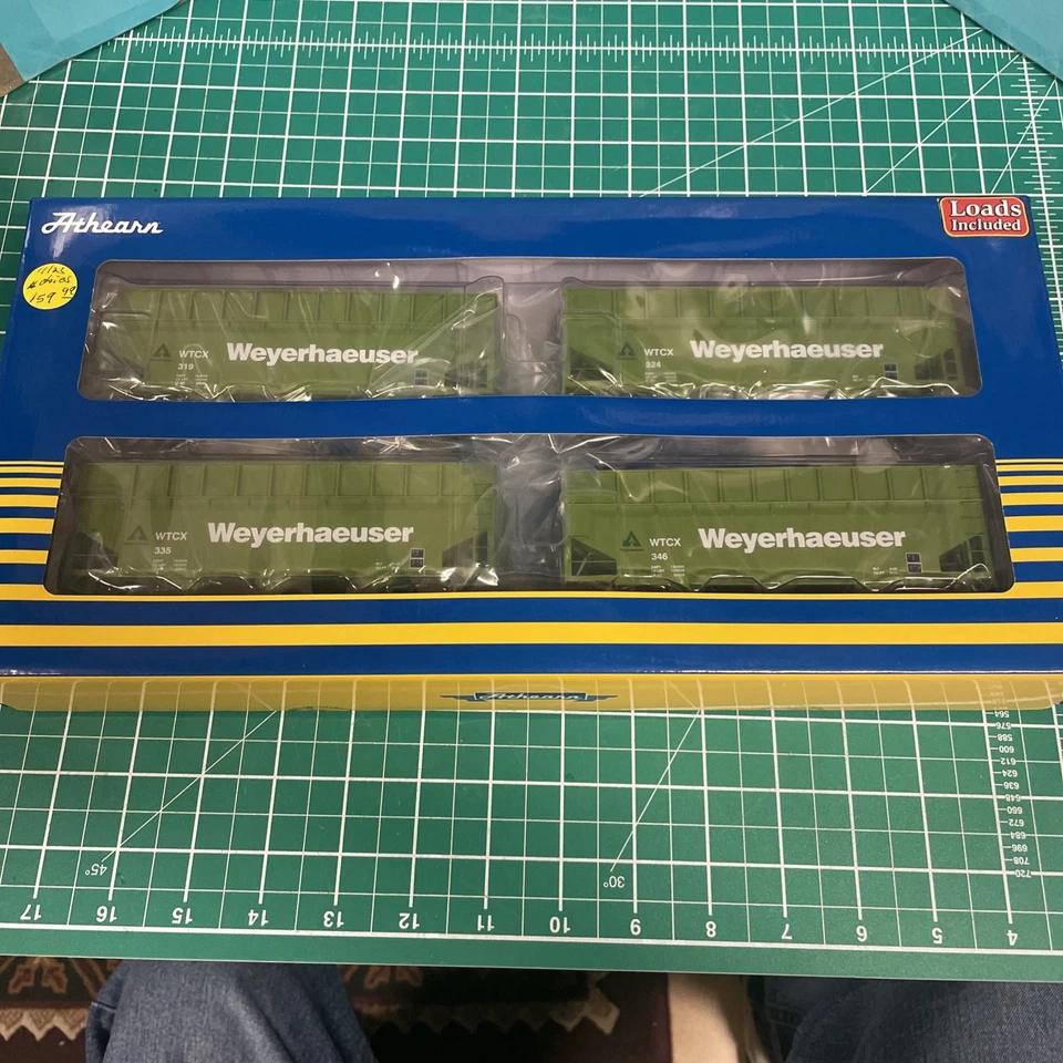 New! HO ATH-1276 40’ Wood chip Hopper Weyhaeuser 4-Pack $159.99 Make offer - Image 2 of 4
