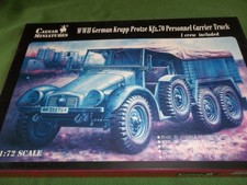Caesar Miniatures WWII German 1:72 Krupp Protze Kfz.70 Personnel carrier truck