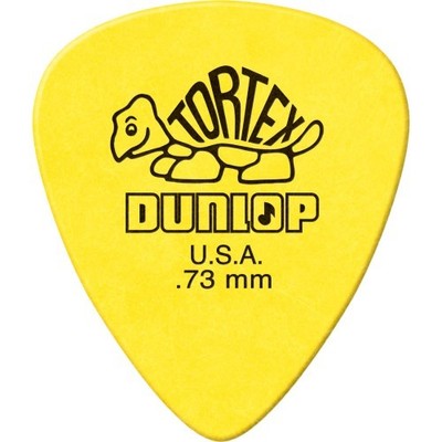 Dunlop Tortex Standard 0,73 gelb, 12er Pack | Neu