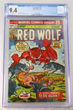 Red Wolf #9 CGC Graded 9.4 white pages Marvel Comics 9/73
