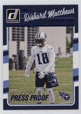 2016 Donruss Press Proof Blue Rishard Matthews #282 05v0