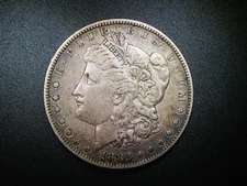 1882-S MORGAN SILVER DOLLAR EF DETAIL NICE COLLECTOR COIN M-800